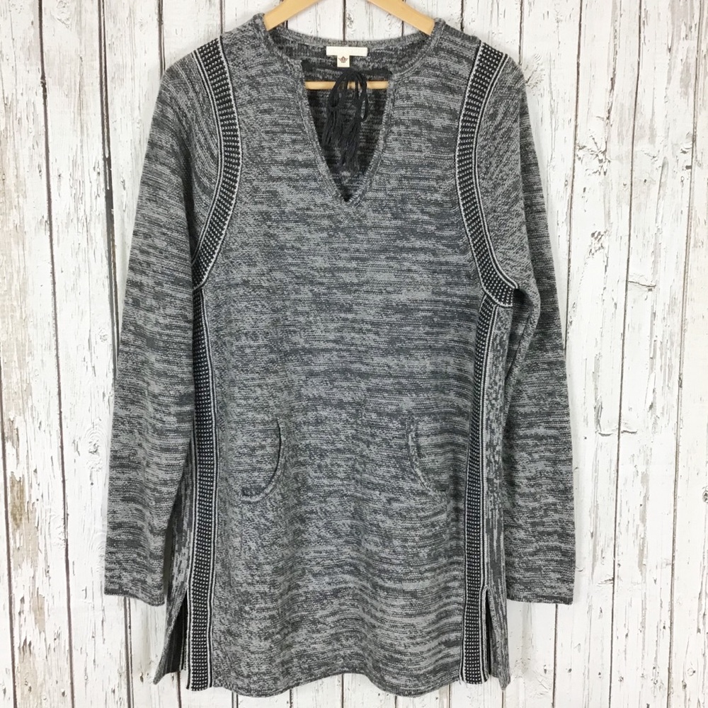 BURNING TORCH Wool Cashmere tunic sweater women’s small